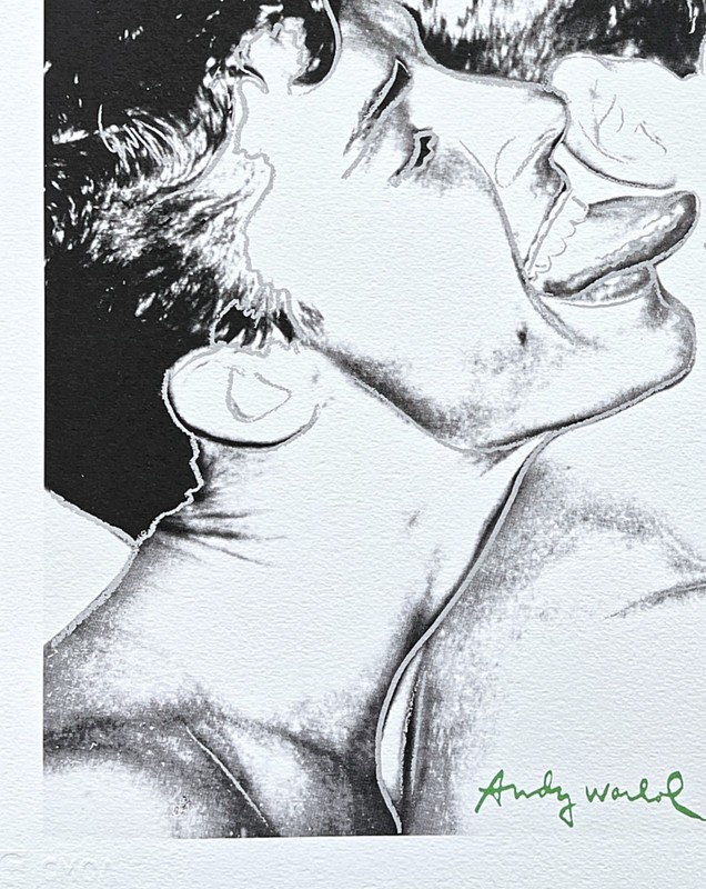 ANDY WARHOL - Querelle - signed, numbered edition 134/500, 50x50cm, CMOA gallery