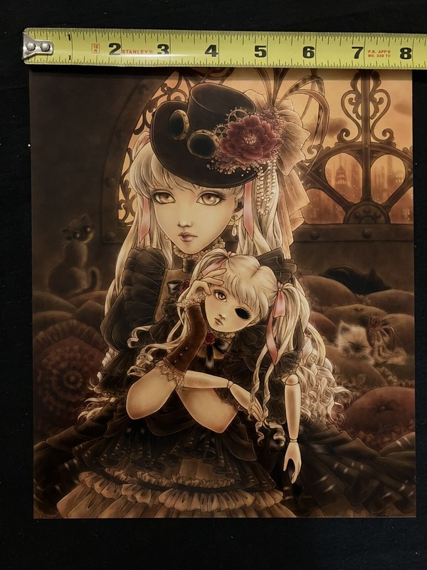 Steampunk Dark Fantasy Art Print by Aurora Wings