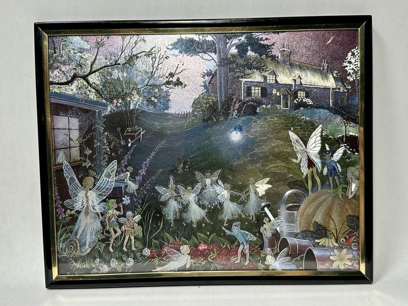 Dufex Vintage Fairies Foil Print The Bottom of the Garden By Jean & Ron Henry