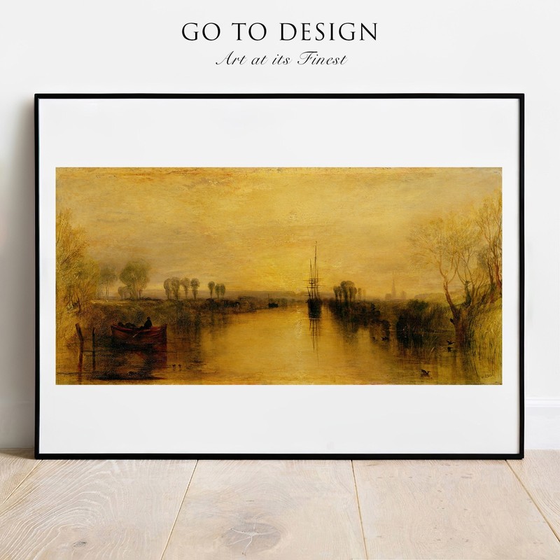 Art print Turner Chichester Canal giclee poster gallery wall Art painting gallery