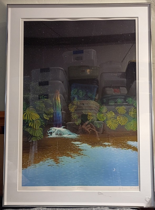 Antonio Peticov, The Garden, Screenprint, signed and numbered in pencil