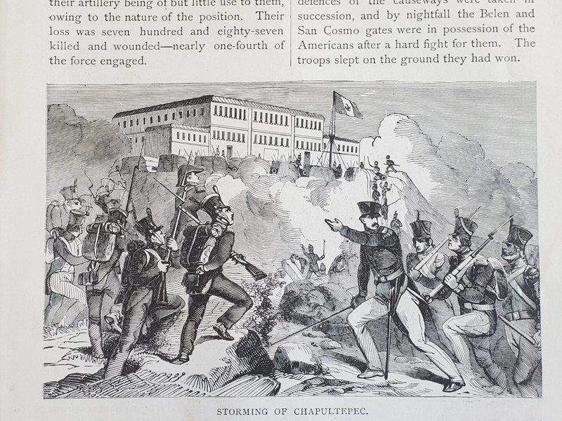 1896 Illustrations "Scott Entering Mexico City" The Queen of Republics gallery