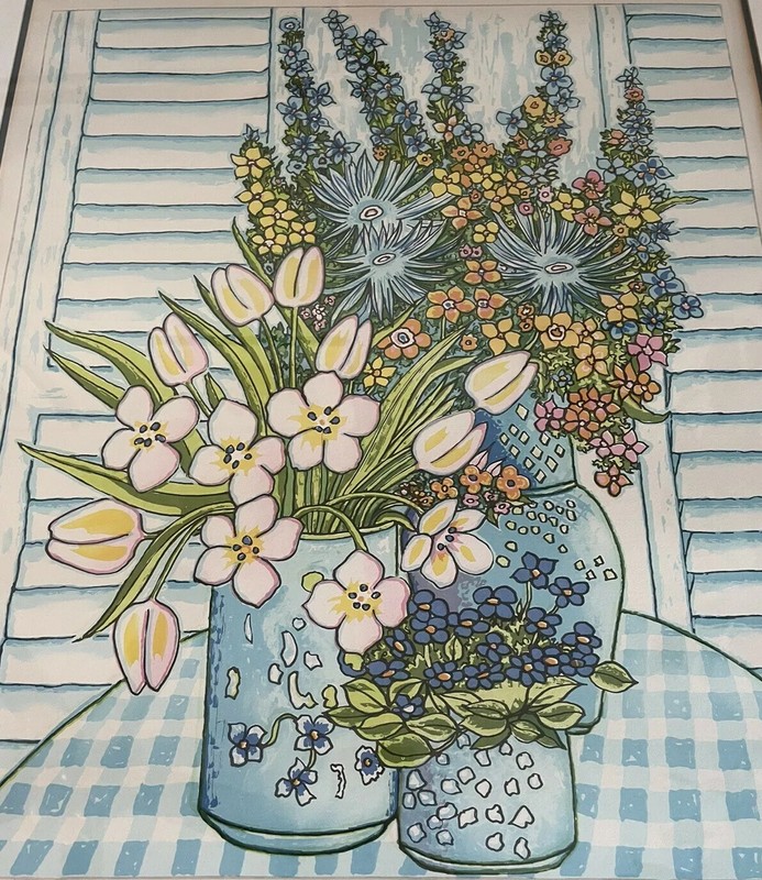 Lloyd Van Pitterson Serigraph Listed Jamaican Artist Guild New York NY Coa S/N gallery
