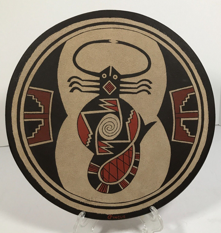 Gary Pincus Santa Fe New Mexico June 1983 Mimbres Scorpion Southwestern art