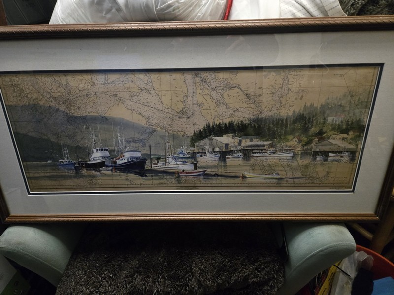 Limited edition artist proof print Alaska fishing by Brenda Schwartz