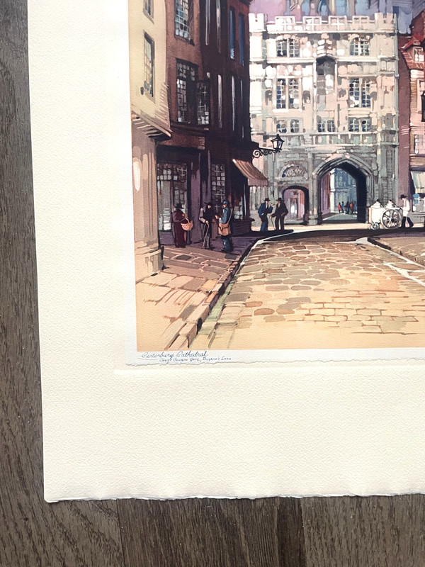 Canterbury Cathedral Canterbury England by Al Mettel Print 12 x 17 gallery