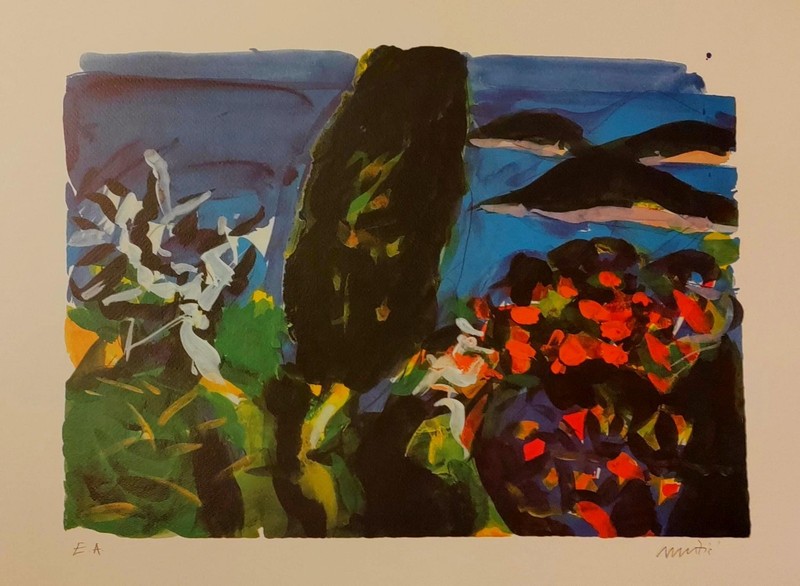 Edo Murtic - Litograph / Hand signed,50 x 70 cm,2003 year