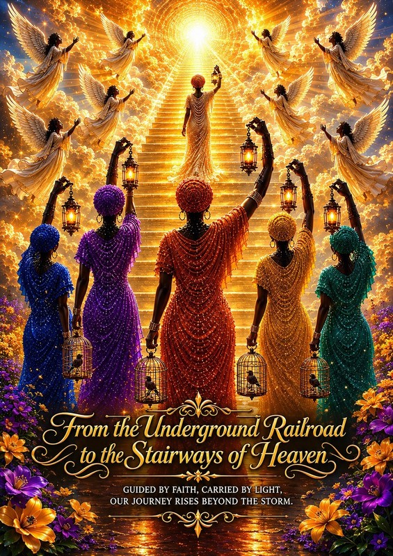 From The Underground Railroad To The Stairway To Heaven. 13×19 Print