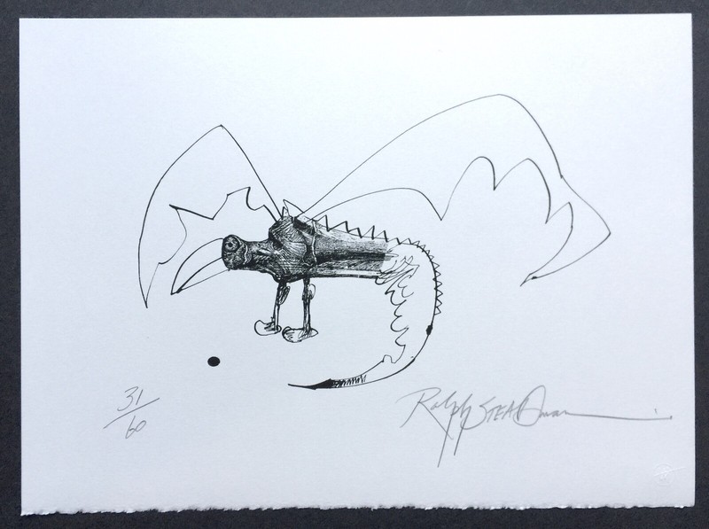 Ralph Steadman – «Animal Behaviorist #5» – GONZO – Signed Lt Ed Print #31 of 60