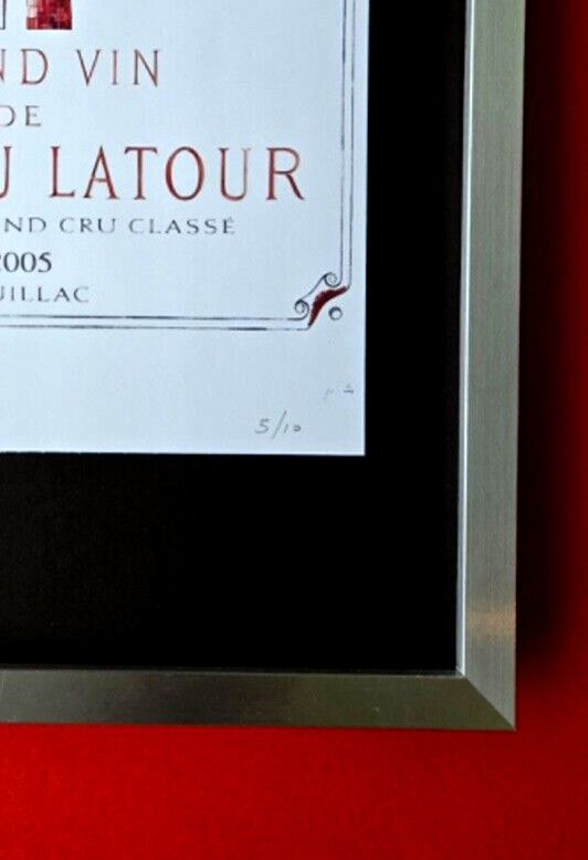 🔥ALEXANDER DULAC | CHATEAU LATOUR Hand Signed Authentic Print Ed. of 10 gallery