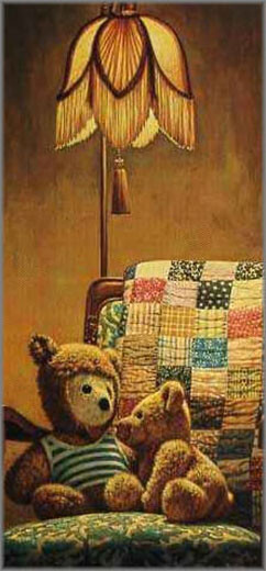 Jim Daly – Cozy Corner – S/N 1500 Limited Edition – Image Size 15-1/2″x 7-3/4″
