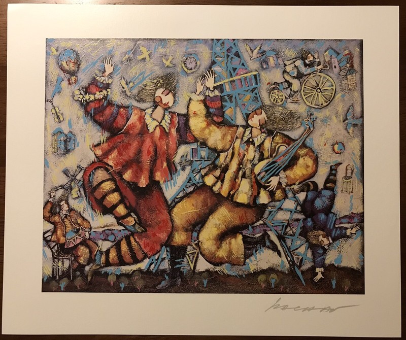 Eiffel Song Seriolithograph by Michael Kachan