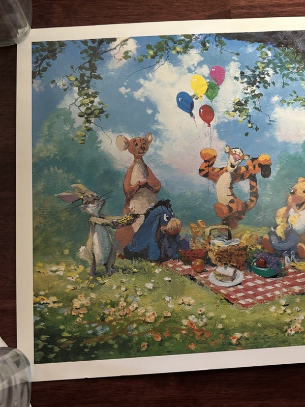 James Coleman Splendiferous Picnic Hand Signed Winnie the Pooh w. COA gallery