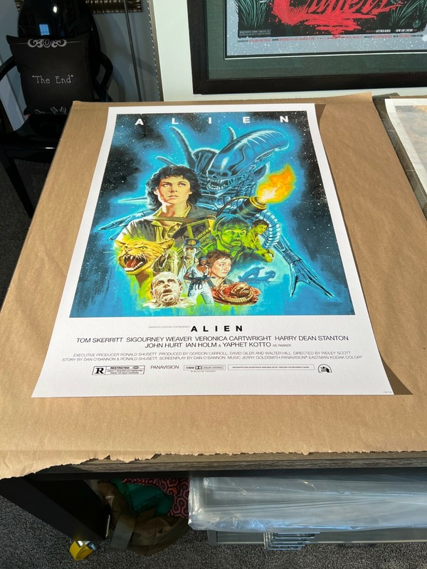 Mondo Artist – Paul Mann – Ridley Scott’s Alien – #d out of 40
