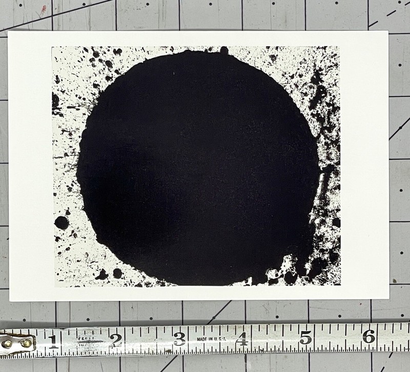 Richard Serra - “Coltrane, 1999” Art Print Card Gemini G.E.L. 2024 Retrospective gallery