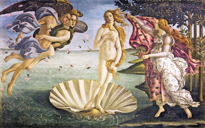 The Birth of Venus by Sandro Botticelli, Giclee Canvas Print, in various sizes