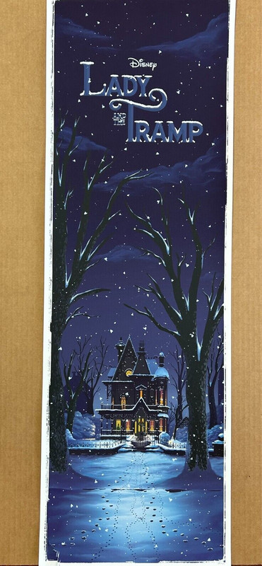 BEN HARMAN Lady and the Tramp (Winter) Fine Art Print