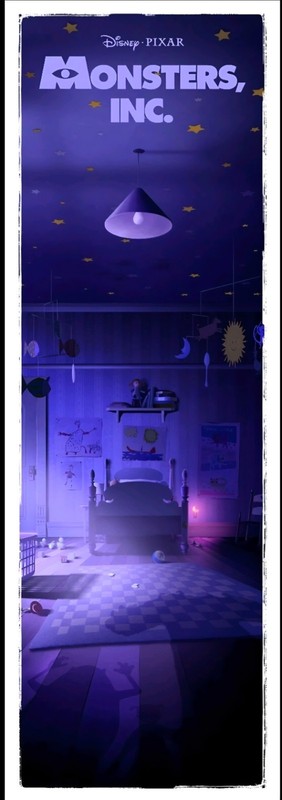 Ben Harman Monsters Inc 2023 Bottleneck Gallery Disney Pixar LE 78/100 Art Print