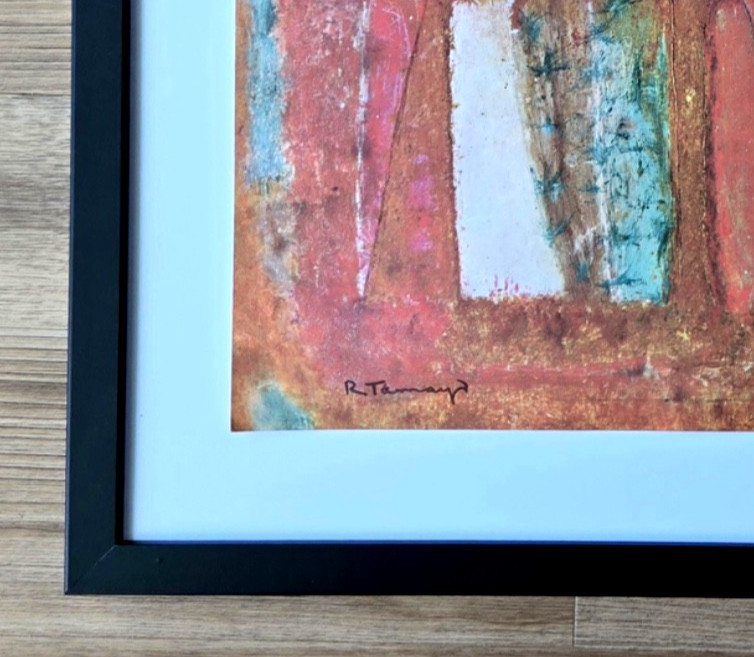 Rufino Tamayo 1977 Large Signed Limited Edition Vintage Print Galeria Misrachi gallery