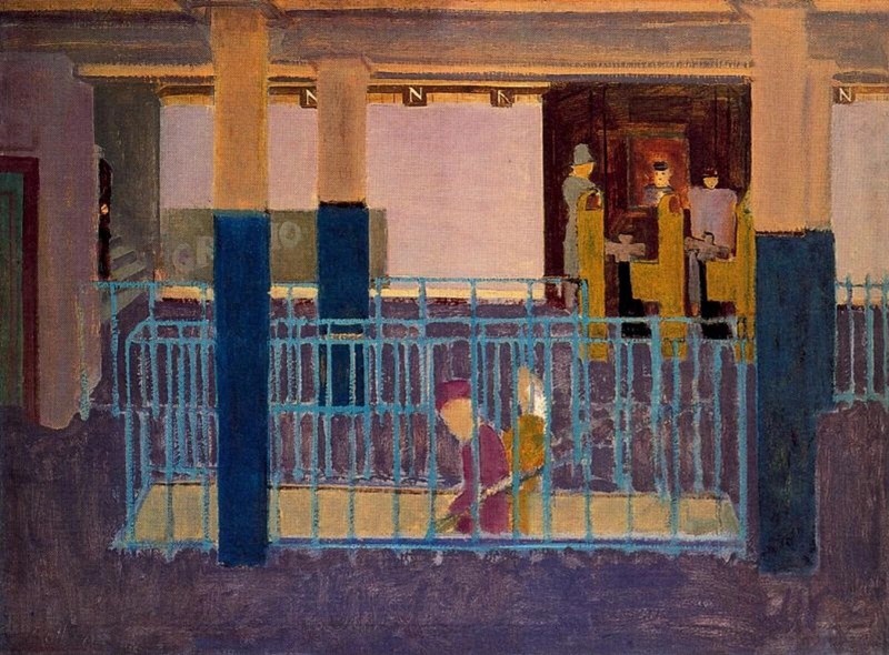 The Entrance to the Subway Rothko Mark 1938 VINTAGE art poster print