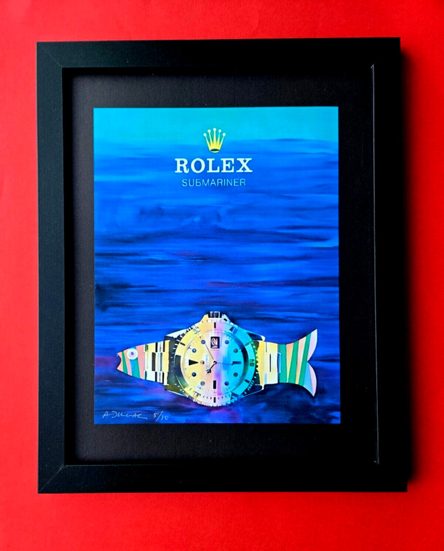 🔥ALEXANDER DULAC MY SUBMARINER Hand Signed Authentic Print Ed of 10 COA