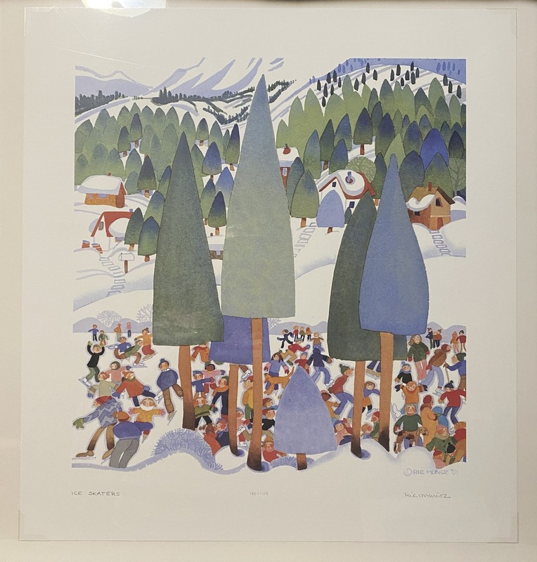 ICE SKATERS | Rie Munoz | Limited Edition Numbered | Ed 1100 | #180