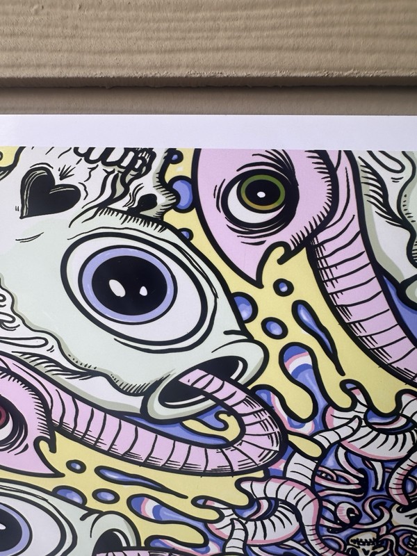 Signed & Numbered Psychedelic Surreal Print – Limited Edition of 42 – by artist gallery