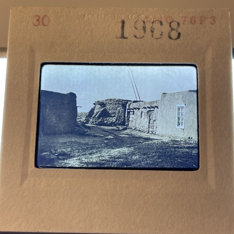 Edward Curtis “Kiva At Nambe” Native American 35mm Slide 1968