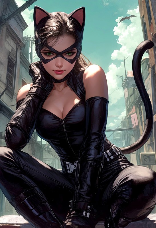 «Catwoman 22» 13×19 Fine Art Print Limited to Only 20 Hand-Numbered Copies