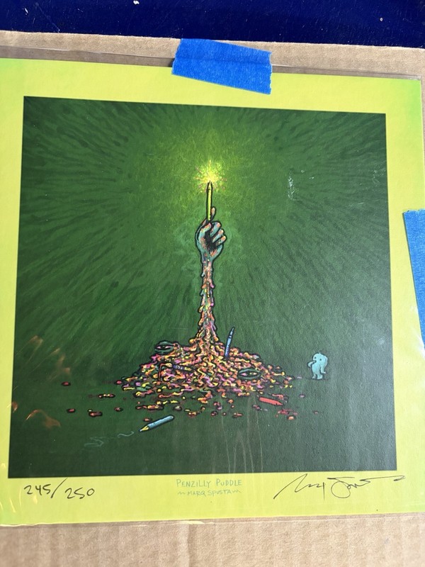 Marq Spusta Penzilly Puddle Giclee Mini Print / Poster LE/250 Signed & Numbered
