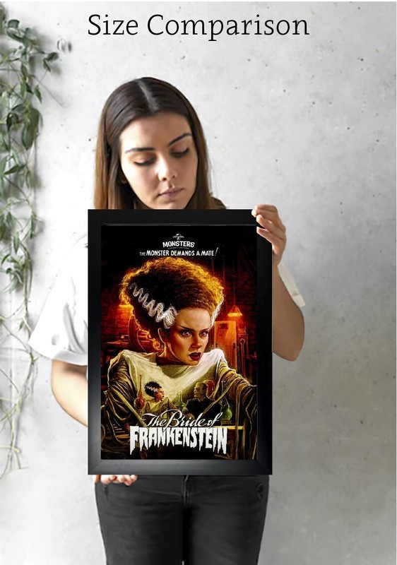 The Bride Demands Old Movie Poster Frankenstein Fine Art Print Original Reprint gallery