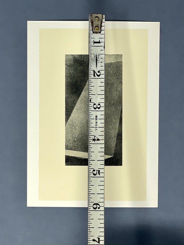 Ed Ruscha Art Print Card 2024 - Bolt I, 1998 Gemini Gallery NYC 4.25”x6” gallery