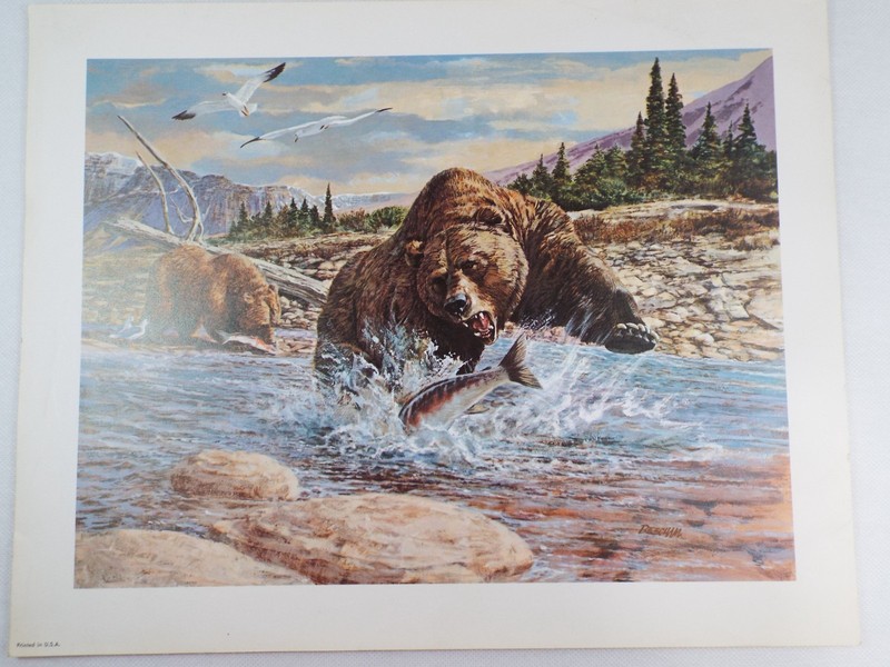 5 - 14"x 11" Vintage Tom Beecham Prints Please Read and Look at All Pictures gallery