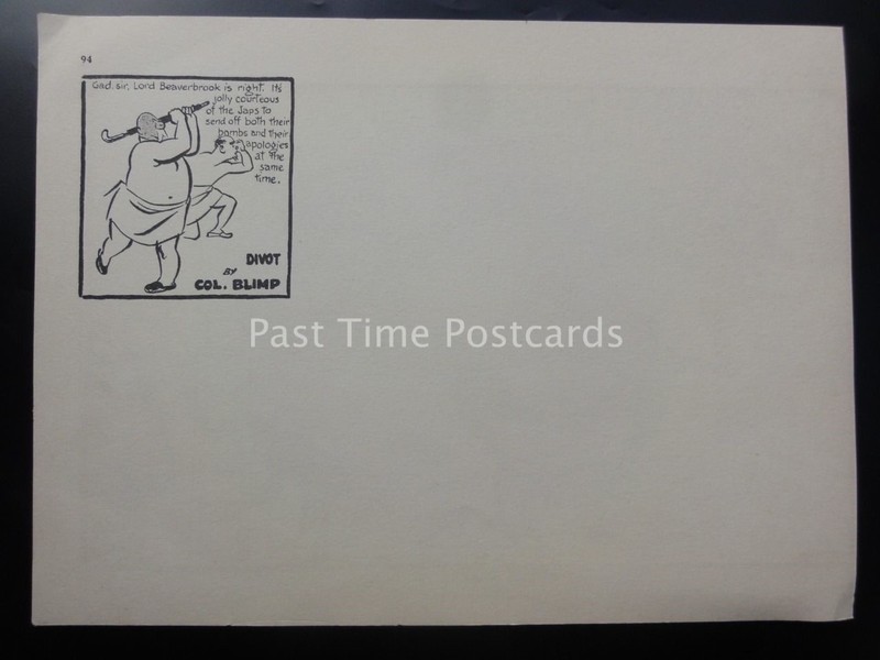 PRE WW2 JAPANESE BALANCING ACT 1937 Lows Political Parade BLIMP Cartoon gallery