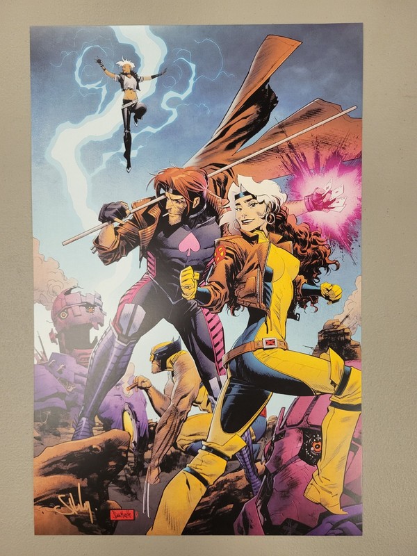 X-Men 11″ x 17″ Art Print Signed by Sean Murphy Rogue Gambit Storm