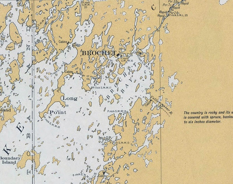 1925 Map of Reindeer Lake Area Manitoba and Saskatchewan Canada gallery