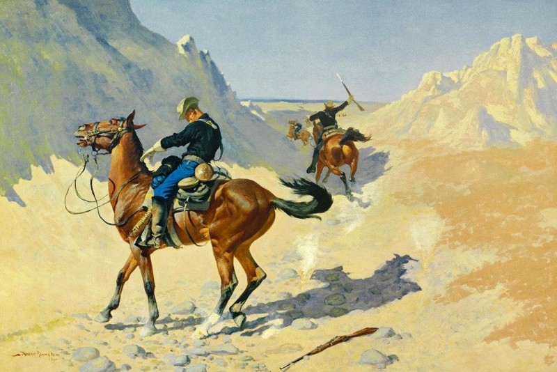 Frederic Remington Advance Guard Open Edition 24×16