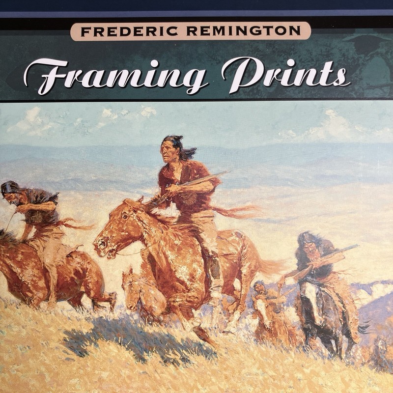 Vintage Frederic Remington Western Set 8 Framing Prints 11x14 Cowboy US Native gallery