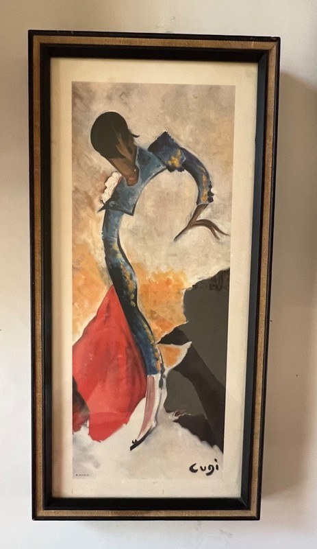 Xavier Cugat Show Business Framed Print Midcentury Modern Bullfighter Matador