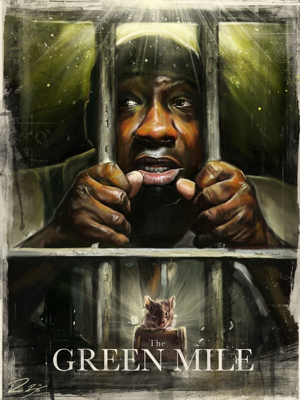 The Green Mile Iconic Classic Movie Wall Art Framed Canvas Picture 20×30″