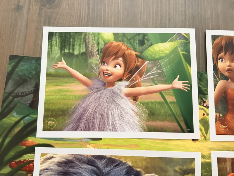 Disney Store TinkerBell Legend of NeverBeast Limited Edition Lithograph Set 2015 gallery