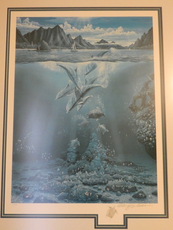 Robert Lyn Nelson "Above and Below" Signed Limited Edition Framed Art #6/300