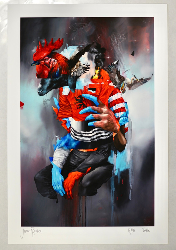 JORAM ROUKES 2016 Limited Edition Signed Fine Art Print – The European | 17/40