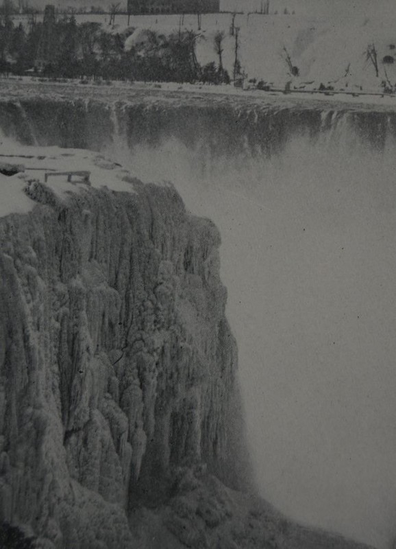 Antique Niagara Falls New York Art Print Terrapin Rock Original B&W 1910 gallery