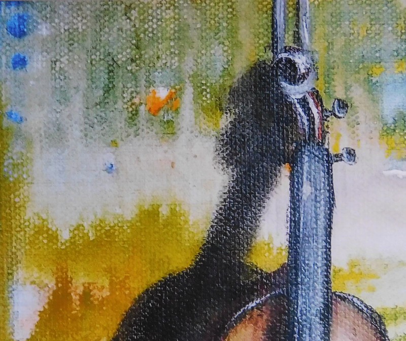 Violin Fiddle Giclée 1st Edition Print of Original Music Art by Rain Crow gallery