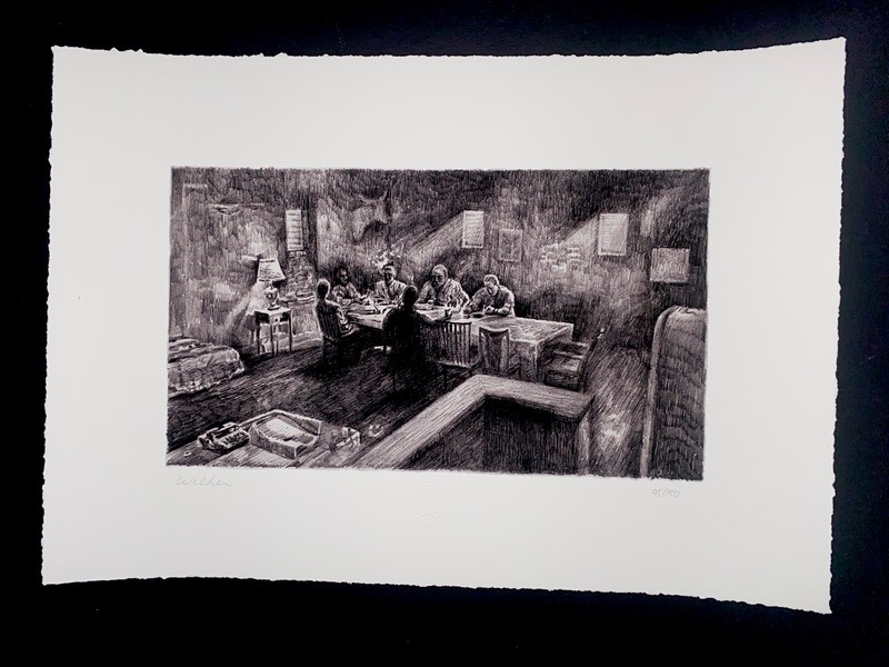 David Welker The Bosses Art Print 2020 Open House Poster Giclee S/N Embossed COA