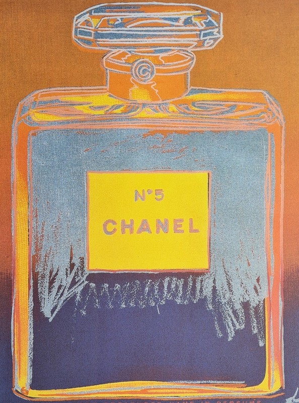 Andy Warhol * Chanel No. 5 * 57 x 38 cm * signed lithograph * limited # 40/100 gallery