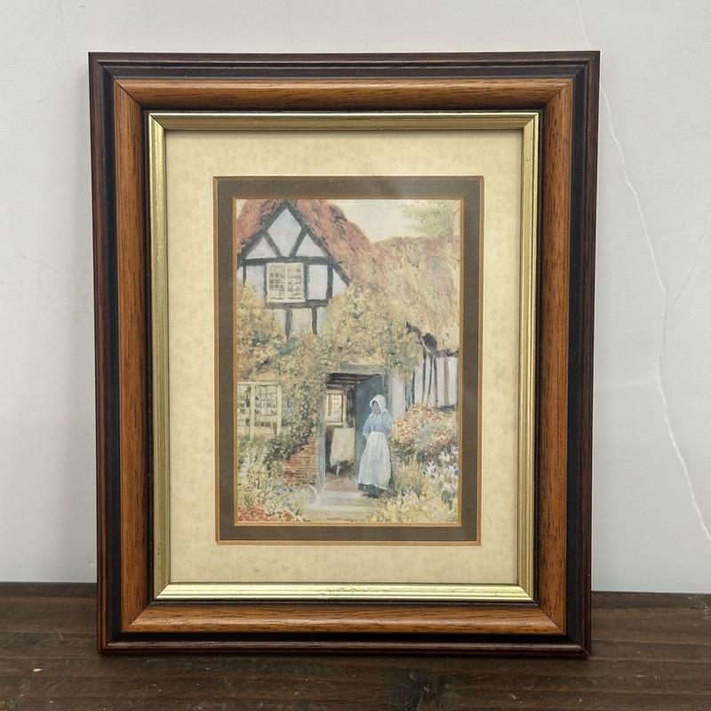 Framed & Mounted Fine Art Print 'Watching The Dove' by Arthur Claude Strachan