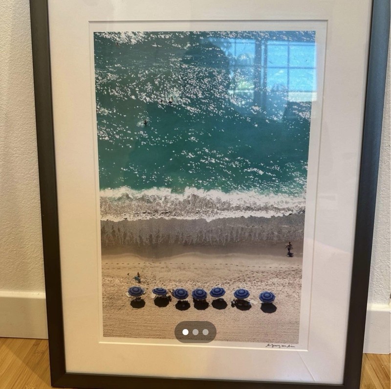 Signed Gray Malin “Santa Monica Vertical”