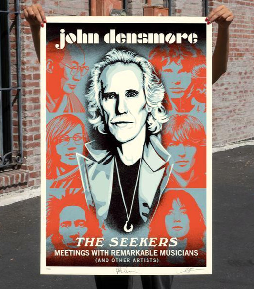✅🔥 JOHN DENSMORE (DOORS): THE SEEKERS SIGNED & NUMBERED LITHOGRAPH -* IN HAND*